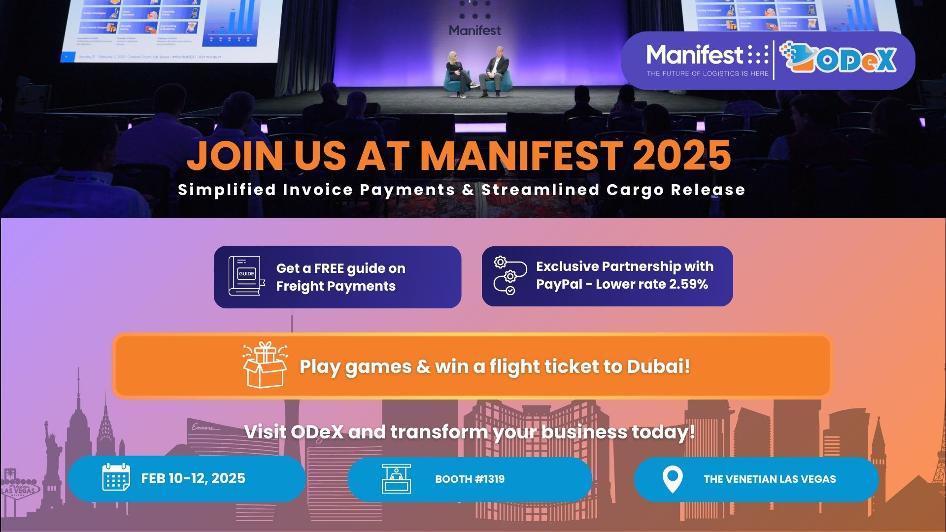 Catch ODeX at Manifest 2025 - Visit Us at Booth 1319 for Game-Changing Solutions